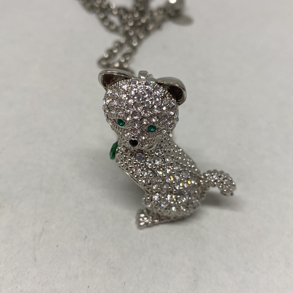 Adorable vintage Kitty PJM necklace/brooch